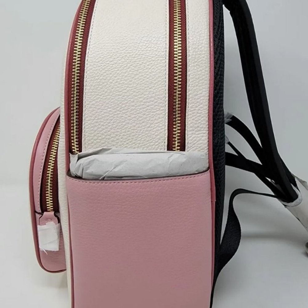 Coach Court Stripe Heart Motif Back Pack NWT Hard to Find! RARE! - Picture 5 of 5
